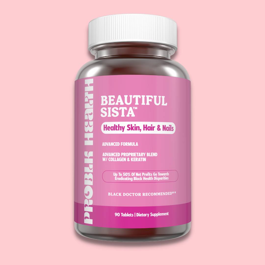 BEAUTIFUL SISTA - Hair Skin & Nails Advanced Formula Tablet (45 Day Supply/.88 Cent A Day)