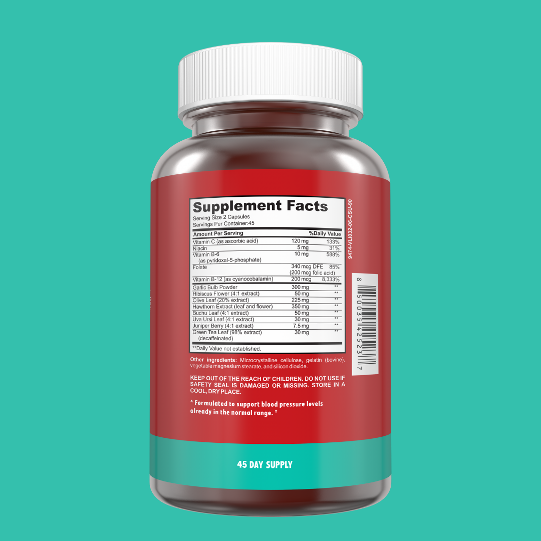 Cool Under Pressure - Advanced Blood Pressure Support (45 Day Supply)
