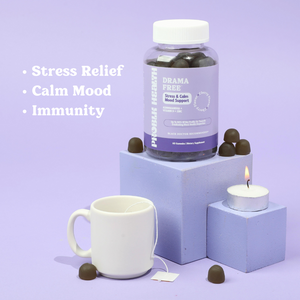 "DRAMA FREE"- Ashwagandha +Vitamin D + Zinc Gummies (45 Day Supply)