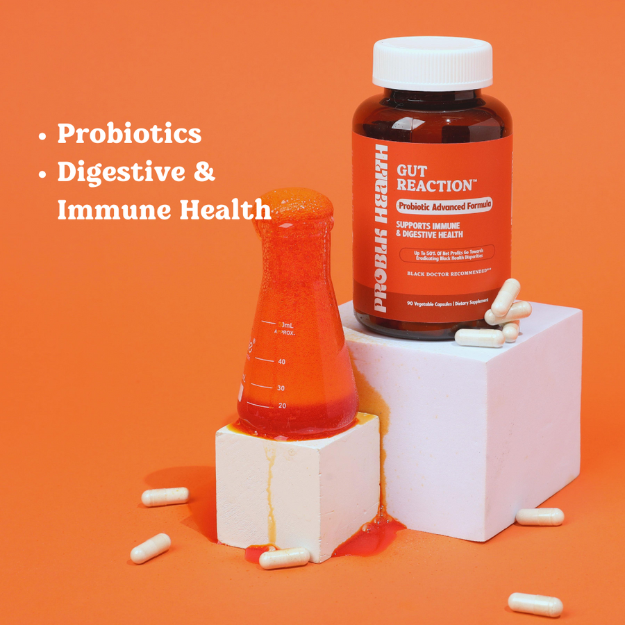 GUT REACTION (Capsule Version) -Probiotic Advanced Formula  (45 Day Supply)