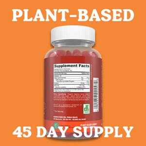 GUT REACTION- (GUMMY VERSION)- ORGANIC PROBIOTIC FORMULA  (45 DAY SUPPLY)