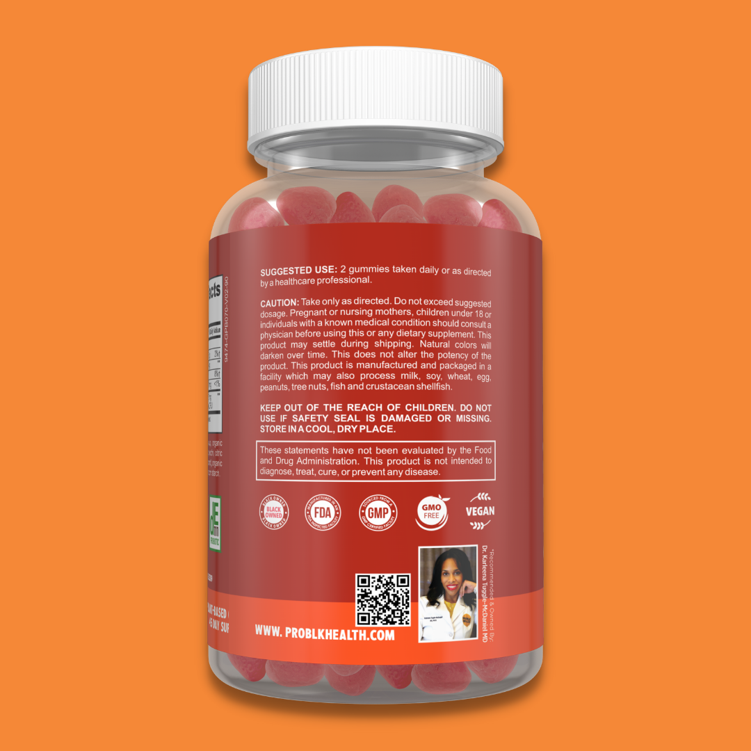 GUT REACTION- (GUMMY VERSION)- ORGANIC PROBIOTIC FORMULA  (45 DAY SUPPLY/.88 Cent A Day))