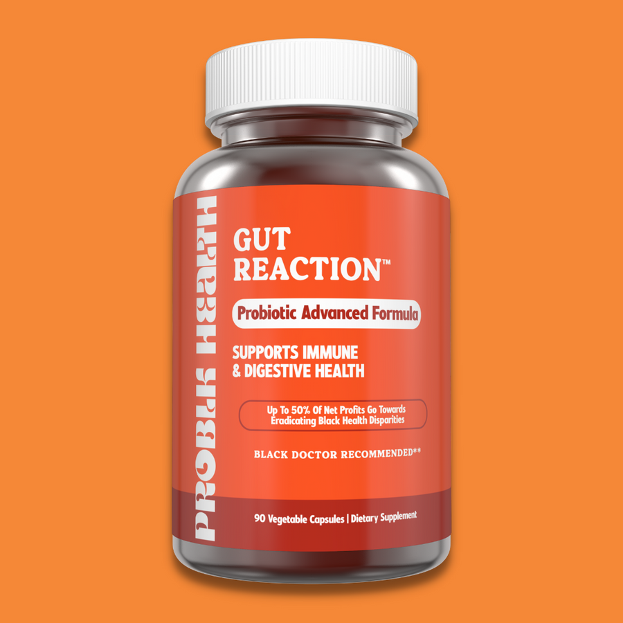 GUT REACTION (Capsule Version) -Probiotic Advanced Formula  (45 Day Supply)