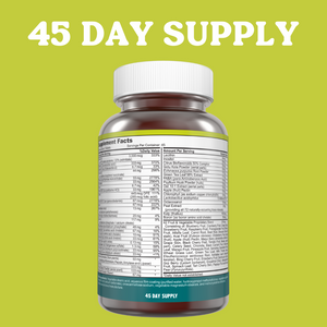 LIVING MY BEST LIFE - VEGAN Optimum Vitamin & Mineral Complex Tablets (45 Day Supply)