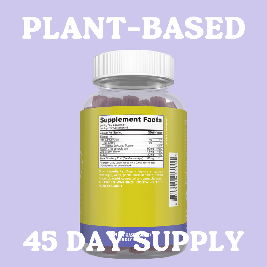 "KEEP YO GUARD UP"- Elderberry Gummies (45 Day Supply)