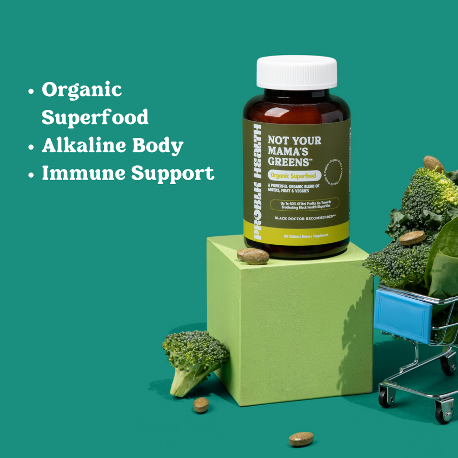 NOT YOUR MAMA'S GREENS- Organic Superfood Formula Tablets (45 Day Supply)