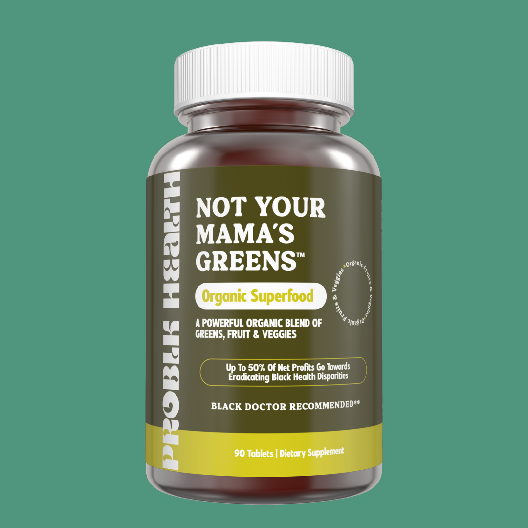 NOT YOUR MAMA'S GREENS- Organic Superfood Formula Tablets (45 Day Supply/.88 Cent A Day)