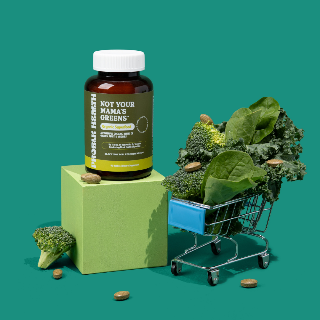 NOT YOUR MAMA'S GREENS- Organic Superfood Formula Tablets (45 Day Supply/.88 Cent A Day)