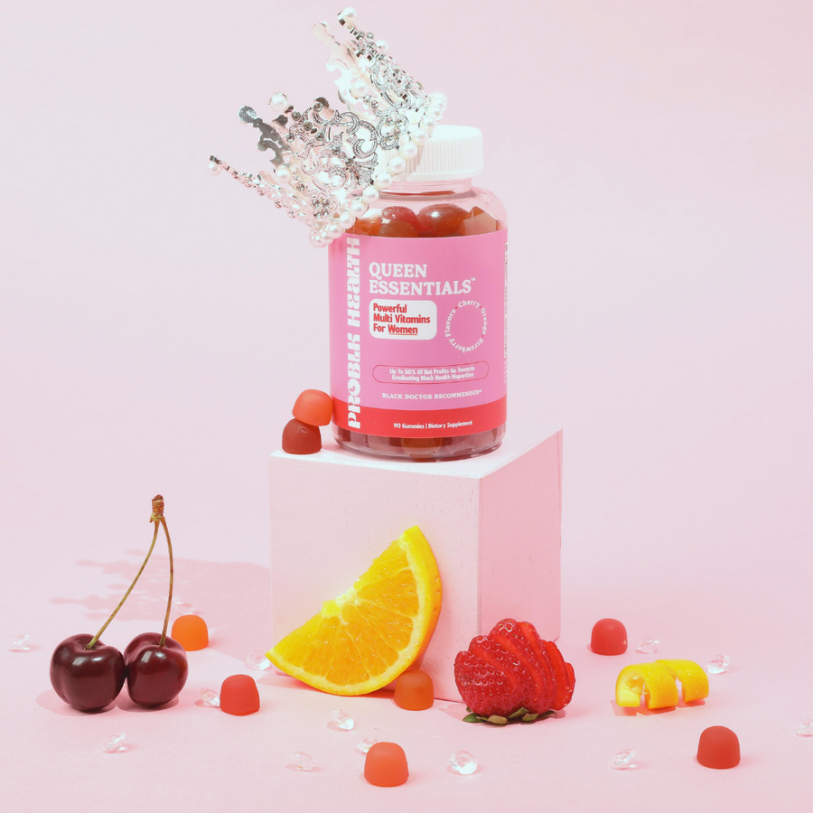 QUEEN ESSENTIALS- Women's Daily Multi-Vitamin (Plant-Based) Gummies (45 Day Supply)